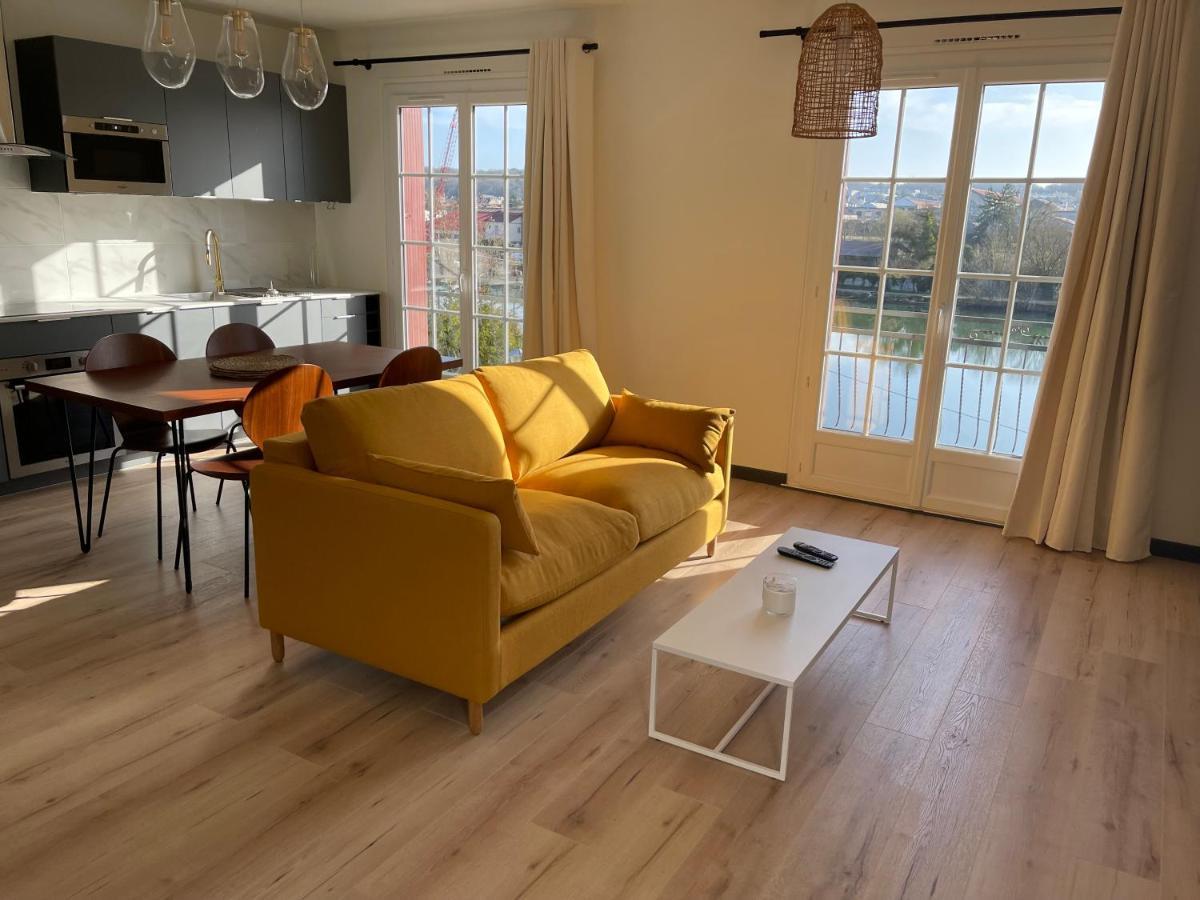 Ambiance Seine, Appartement Lumineux En Bordure De Seine - Chouette Thomery Exterior photo